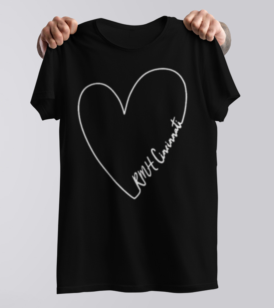 RMH Cincinnati Hand Drawn Heart T-Shirt