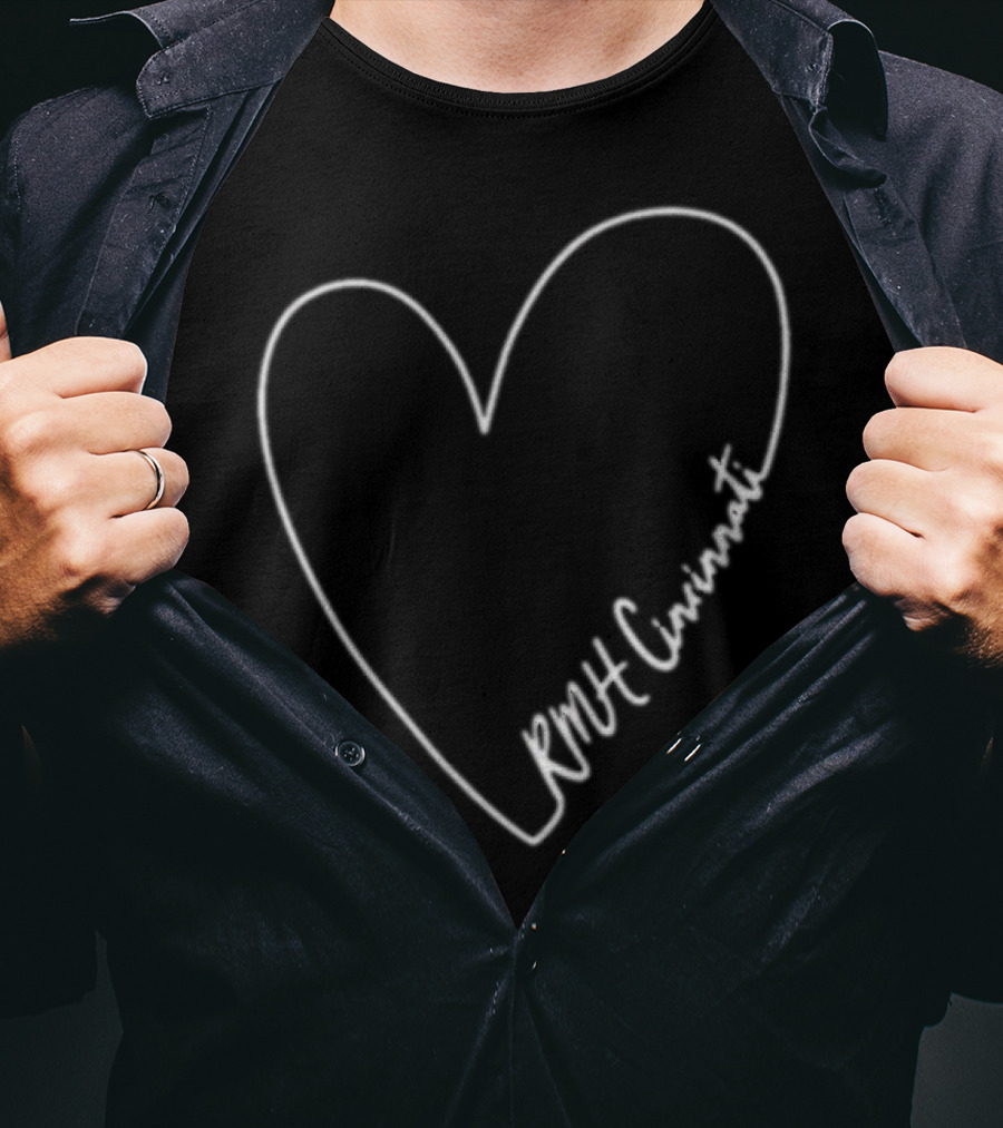 RMH Cincinnati Hand Drawn Heart T-Shirt