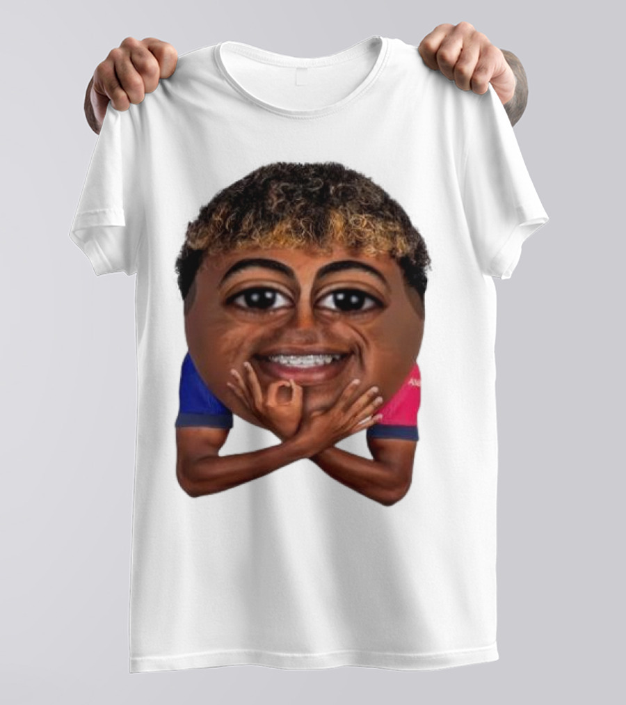 FC Barcelona Lamine Yamal Meme Big Head Funny Soccer Player T-Shirt