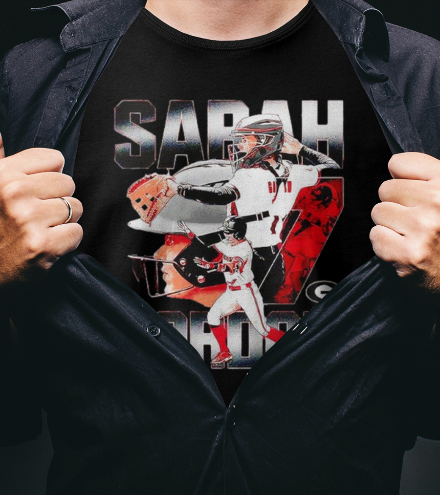 Sarah Gordon 7 Georgia Bulldogs T-Shirt