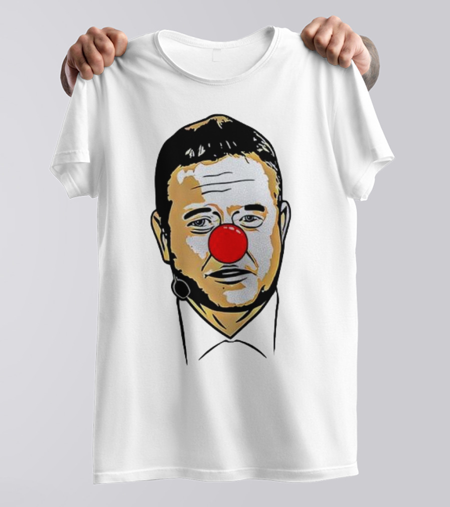 Nolesunis Clown Kirk Is A Jerk Red Nose T-Shirt