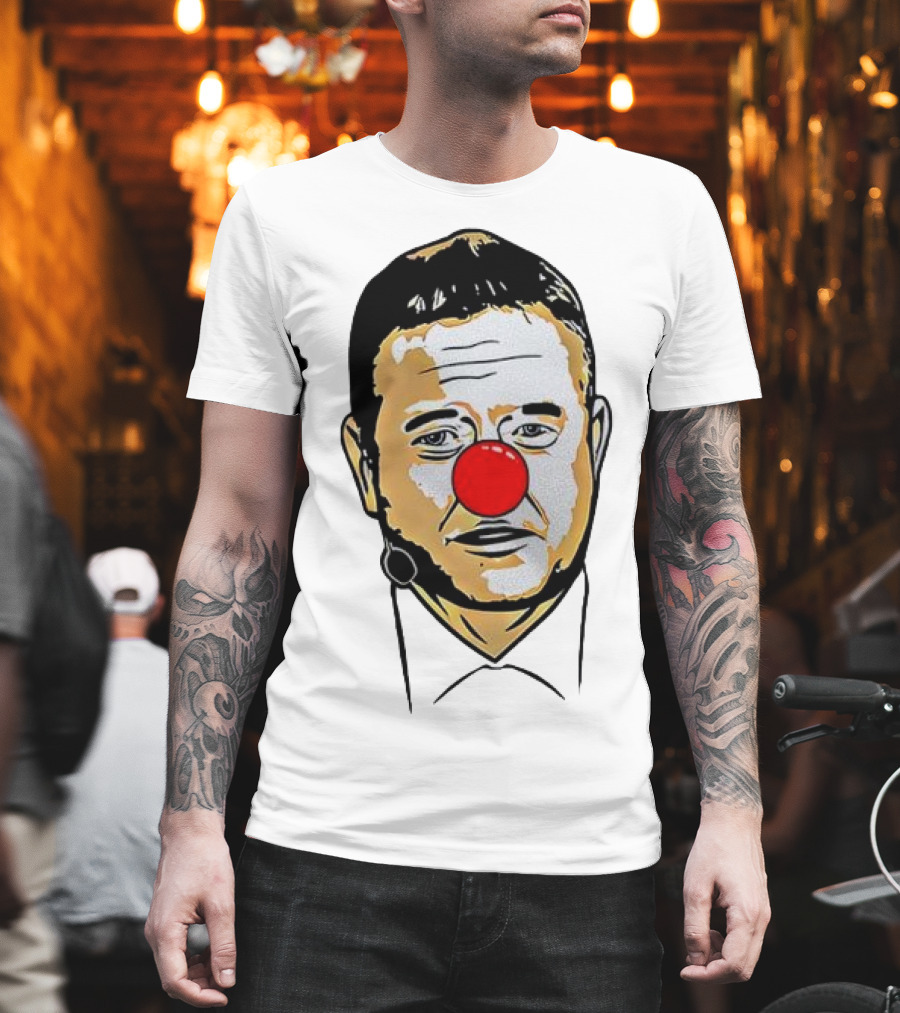 Nolesunis Clown Kirk Is A Jerk Red Nose T-Shirt