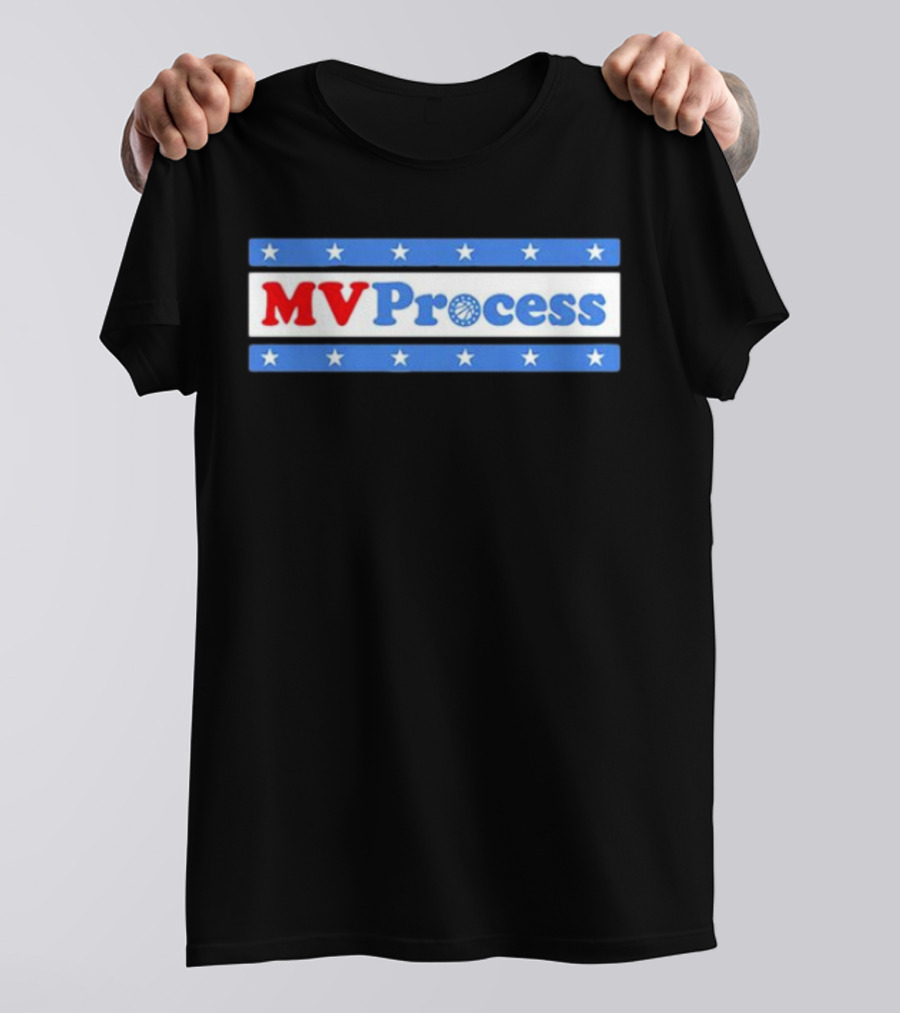 Philadelphia Basketball MVProcess Stars And Hoops T-Shirt