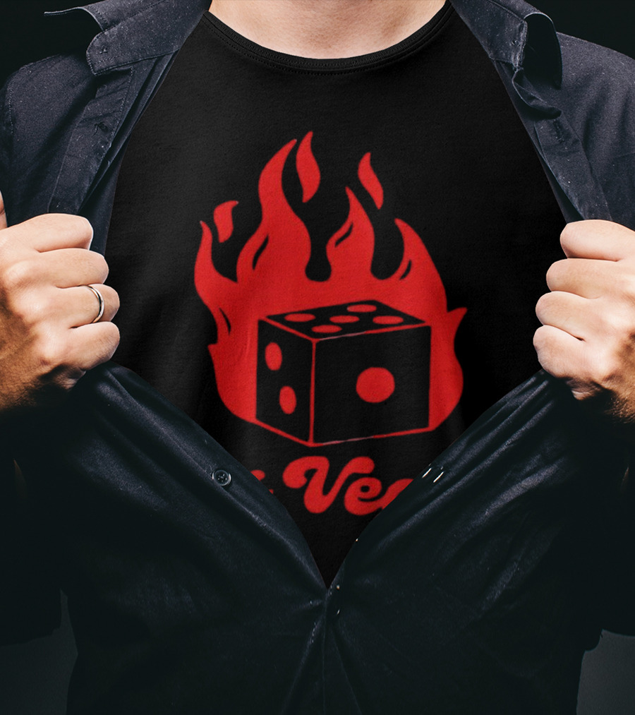 Las Vegas Dice On Fire T-Shirt
