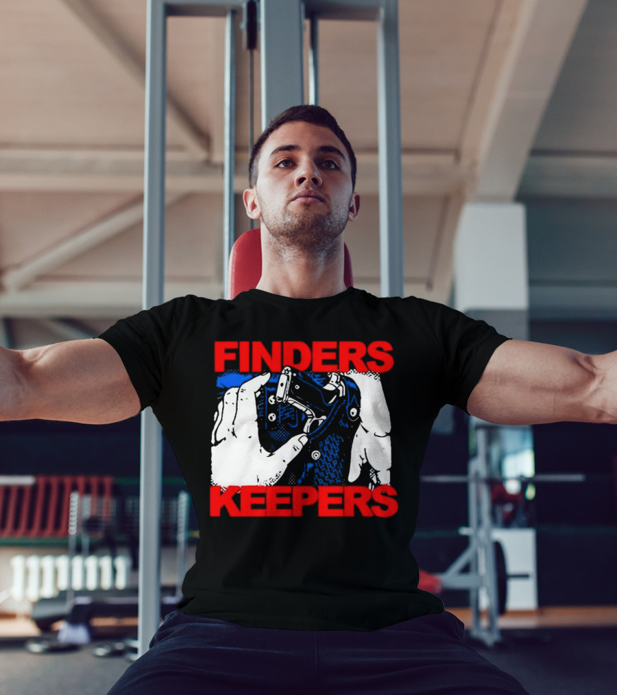 Finders Keepers Gun In Holster Pop T-Shirt