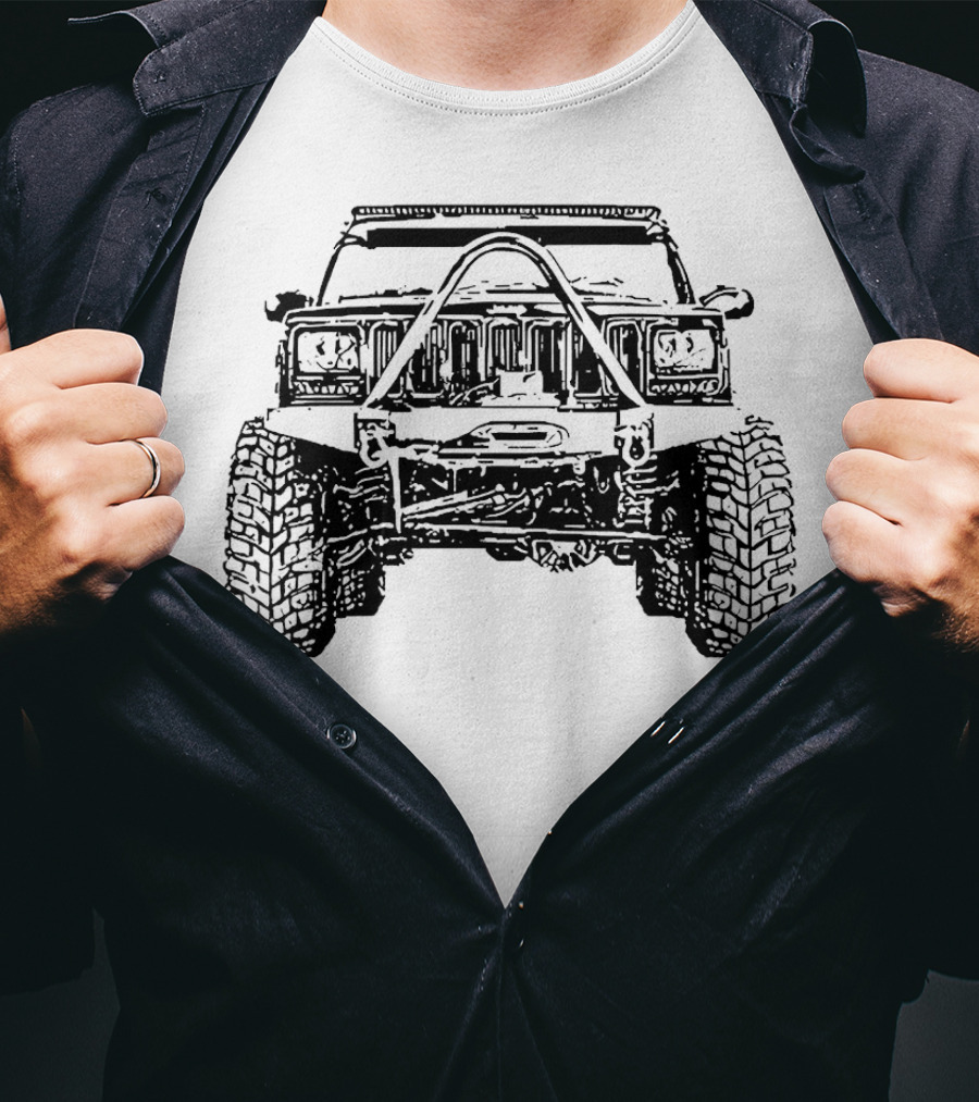 Cherokee XJ 2nd Gen Off Road Rally Dakar Jeep Adventure T-Shirt