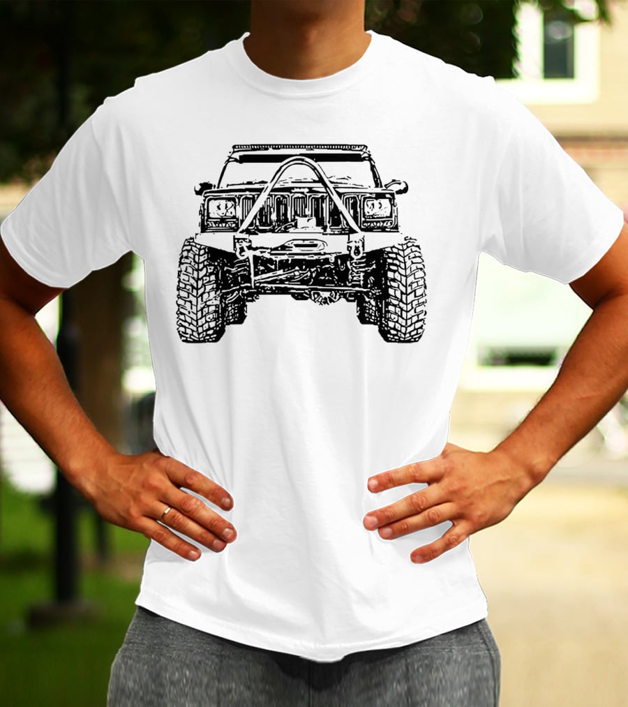 Cherokee XJ 2nd Gen Off Road Rally Dakar Jeep Adventure T-Shirt