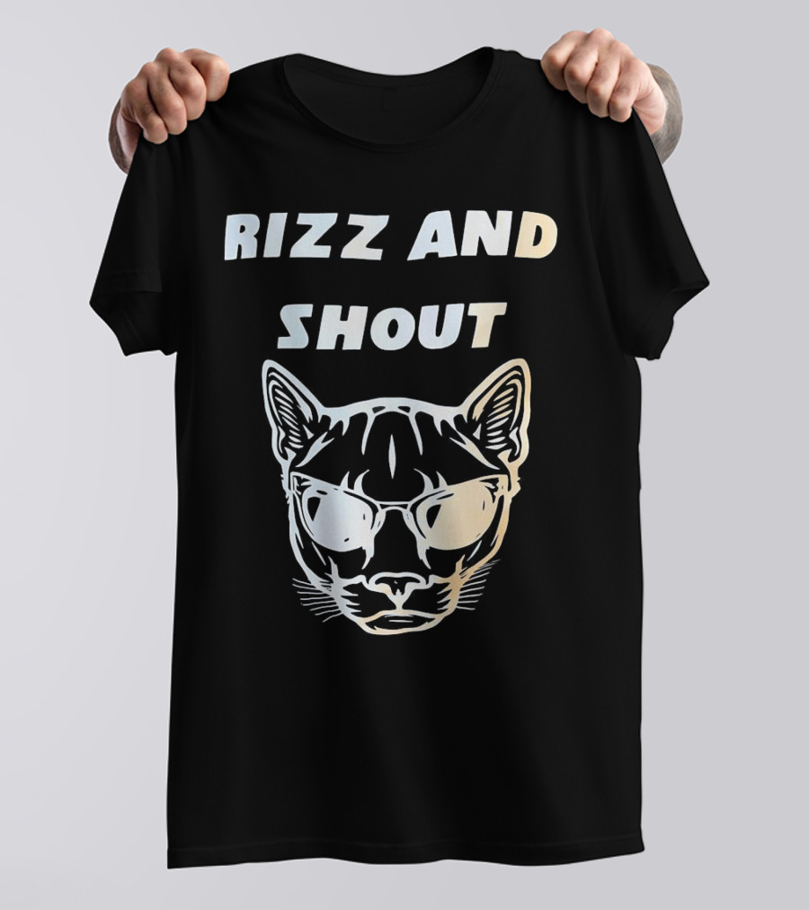 Rizz And Shout Panther With Sunglasses T-Shirt