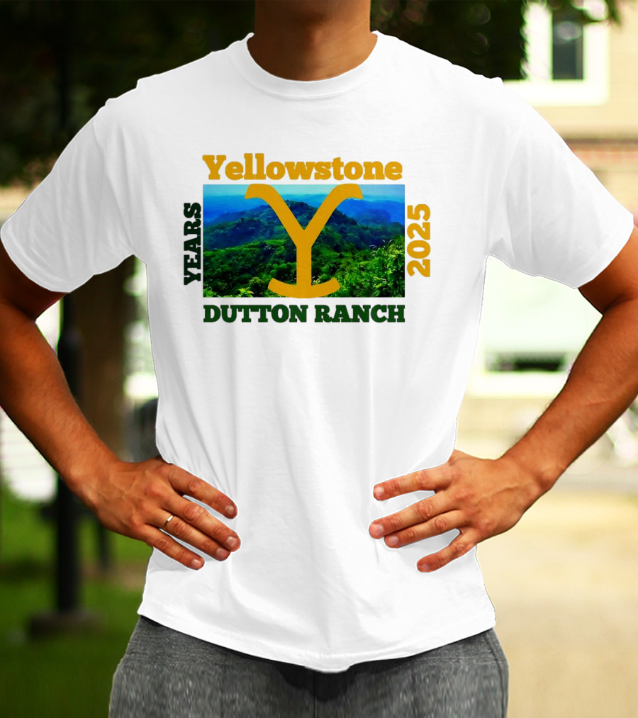 Yellowstone Y Years 2025 Dutton Ranch T-Shirt