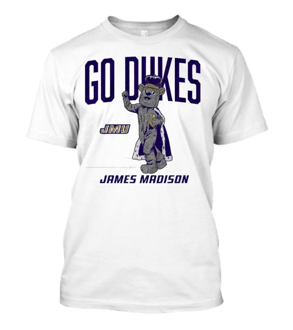 James Madison Dukes JMU Go Dukes Mascot T-Shirt