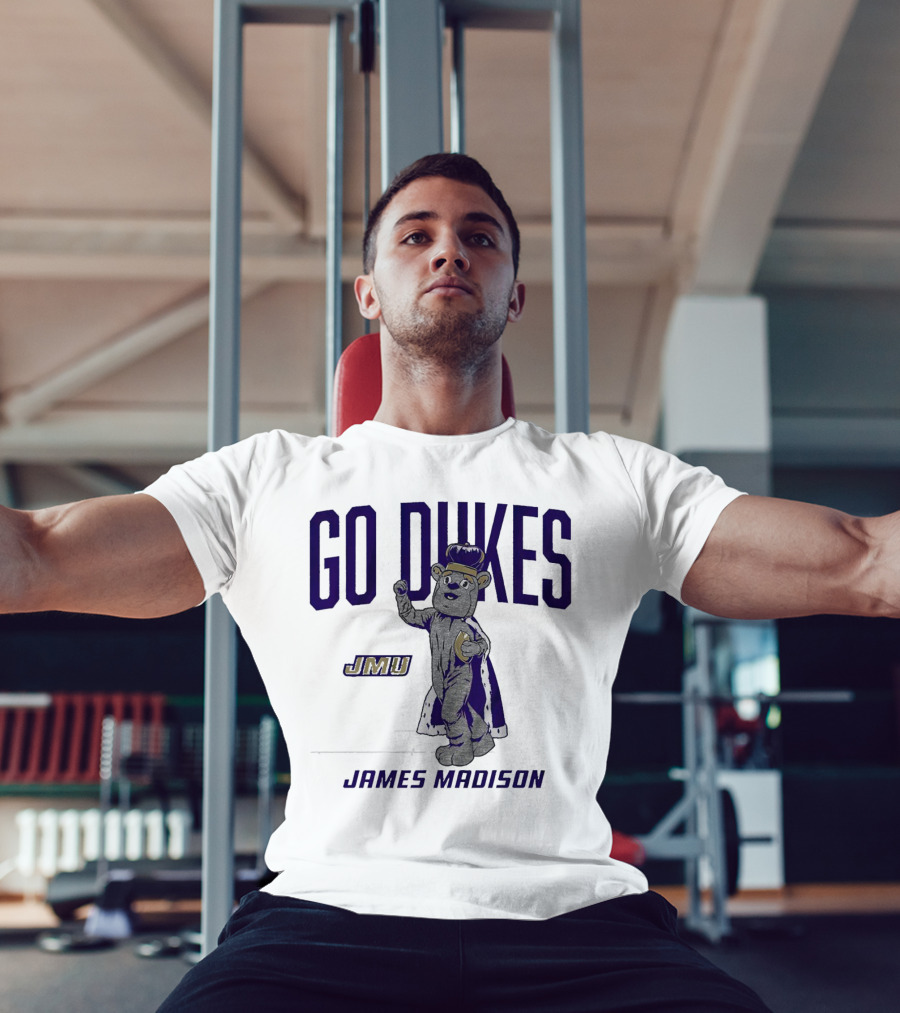 James Madison Dukes JMU Go Dukes Mascot T-Shirt