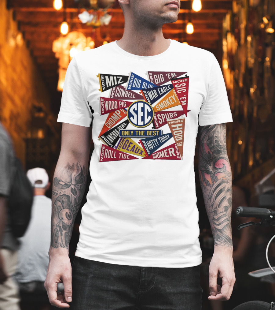 SEC Only The Best Mizzou Tigers More Pennants T-Shirt