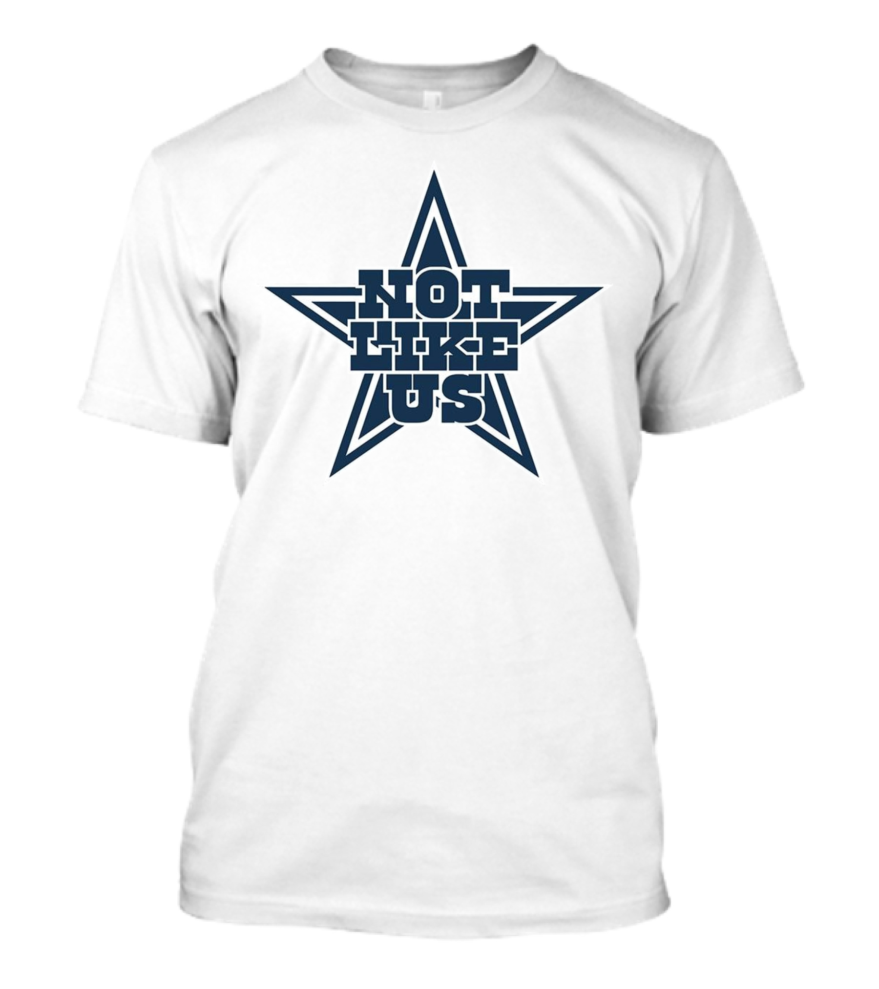 Not Like Us Star Parody Dallas Cowboys Fan T-Shirt