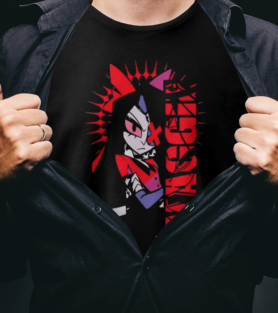 Vaggie Hazbin Hotel Edgy Character Art Concept T-Shirt
