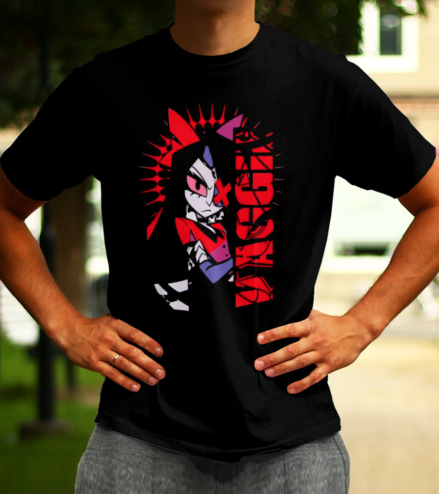 Vaggie Hazbin Hotel Edgy Character Art Concept T-Shirt