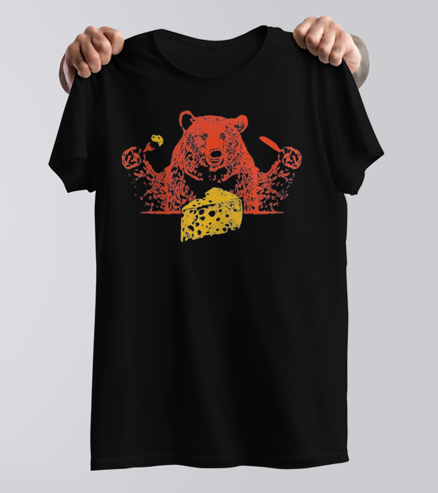 Chicago Bears Let’s Eat Cheese Fork Knife Bear T-Shirt