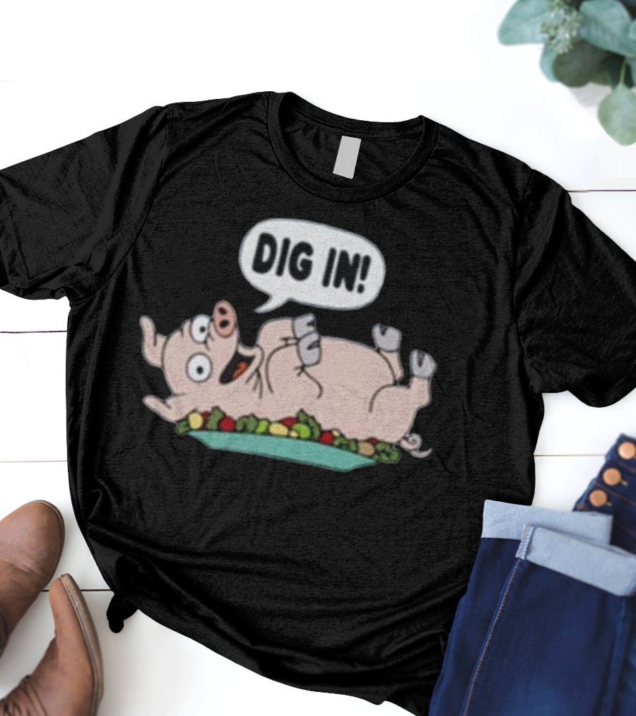 Homer The Simpsons Spider Pig Dig In T-Shirt