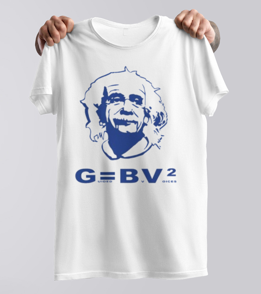 Guided By Voices Albert Einstein G=BV² Blue T-Shirt