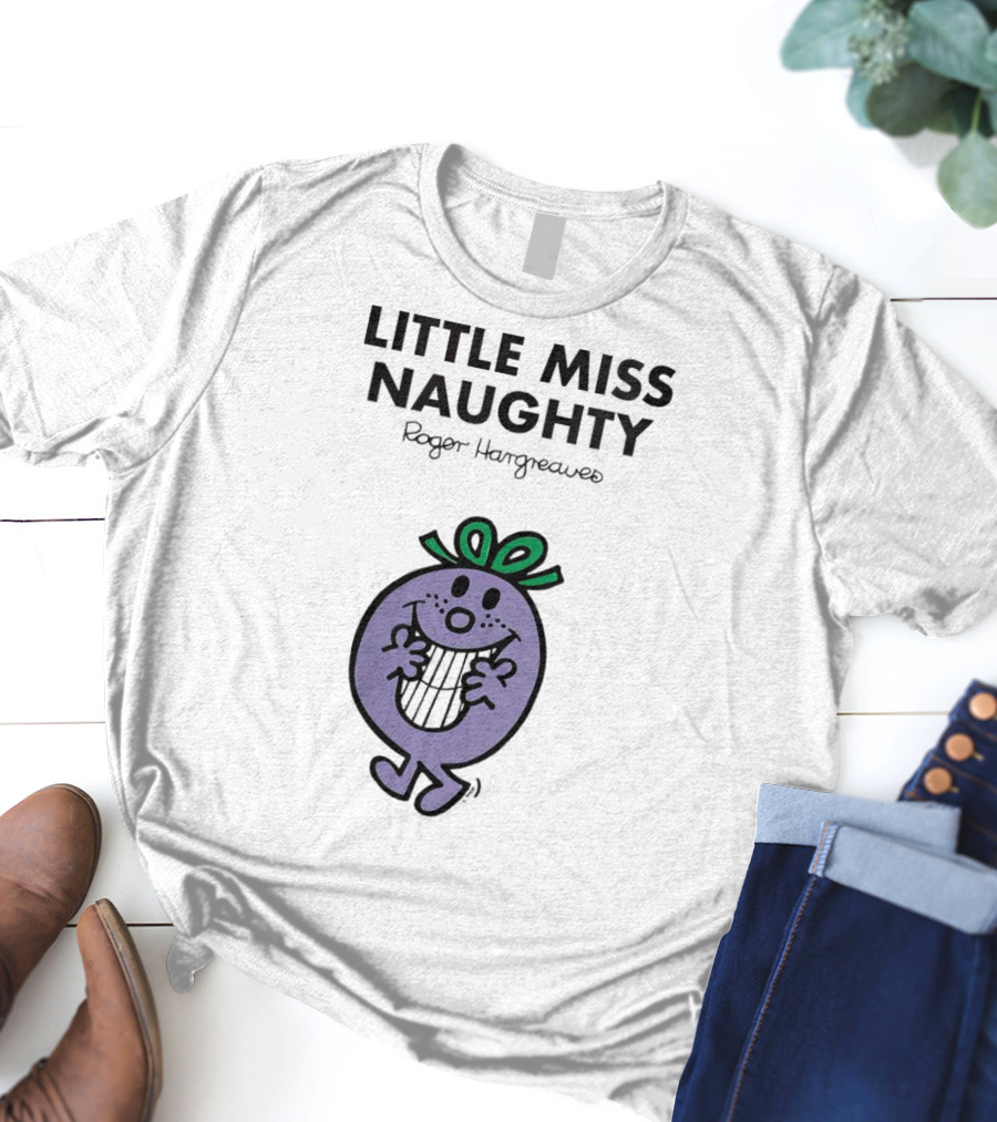 Little Miss Naughty Roger Hargreaves Mr. Men Collection T-Shirt