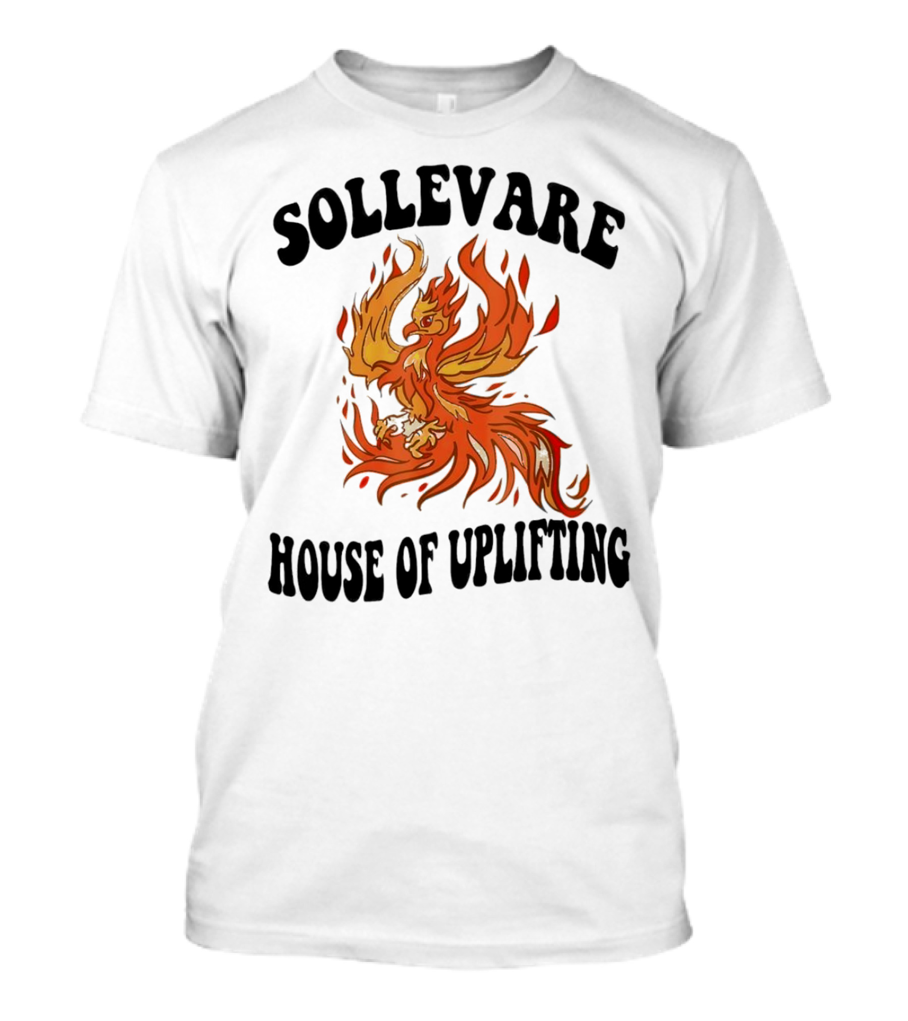 Sollevare House Of Uplifting Phoenix Flame T-Shirt