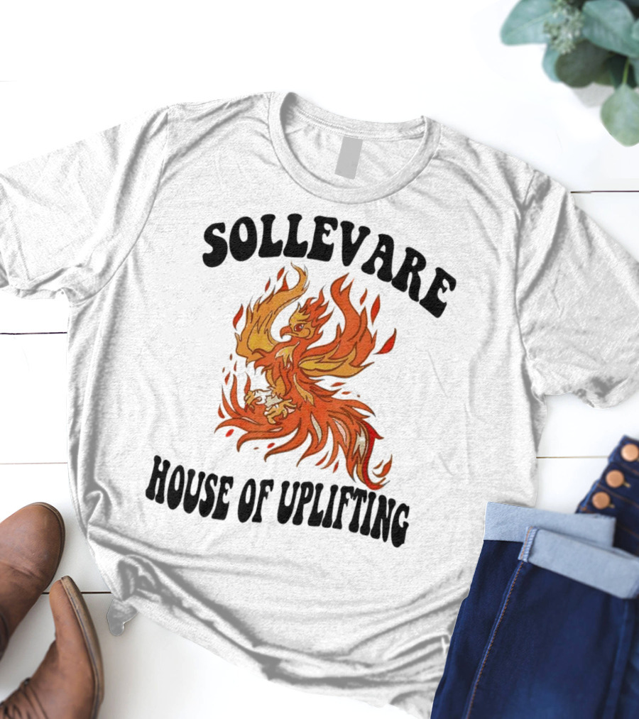 Sollevare House Of Uplifting Phoenix Flame T-Shirt