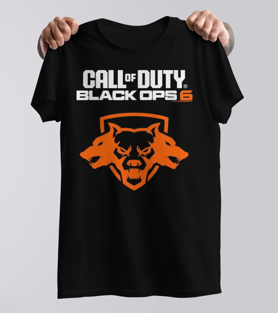 Ripple Junction Call Of Duty Black Ops 6 Orange Cerberus T-Shirt