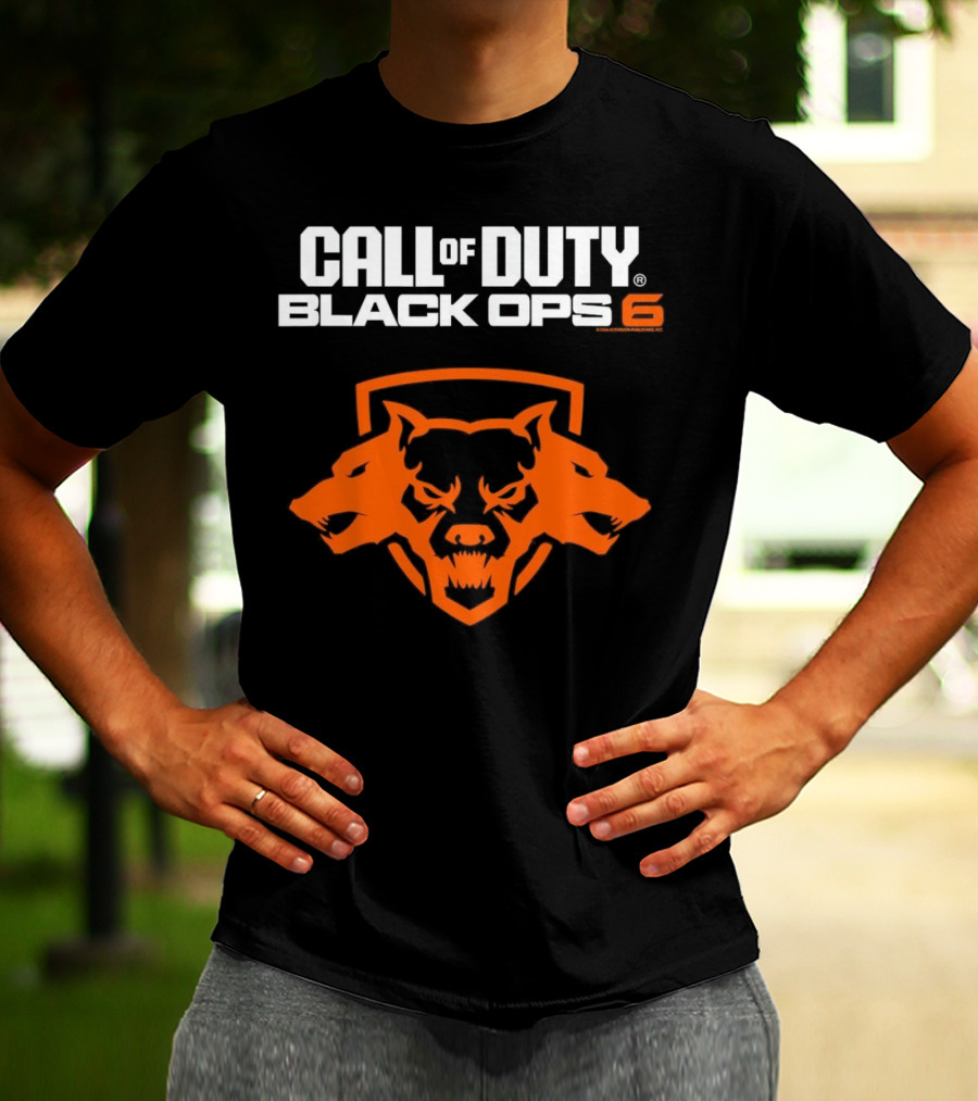 Ripple Junction Call Of Duty Black Ops 6 Orange Cerberus T-Shirt