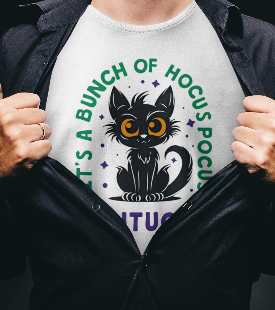 It's A Bunch Of Hocus Pocus Kentucky Black Cat T-Shirt