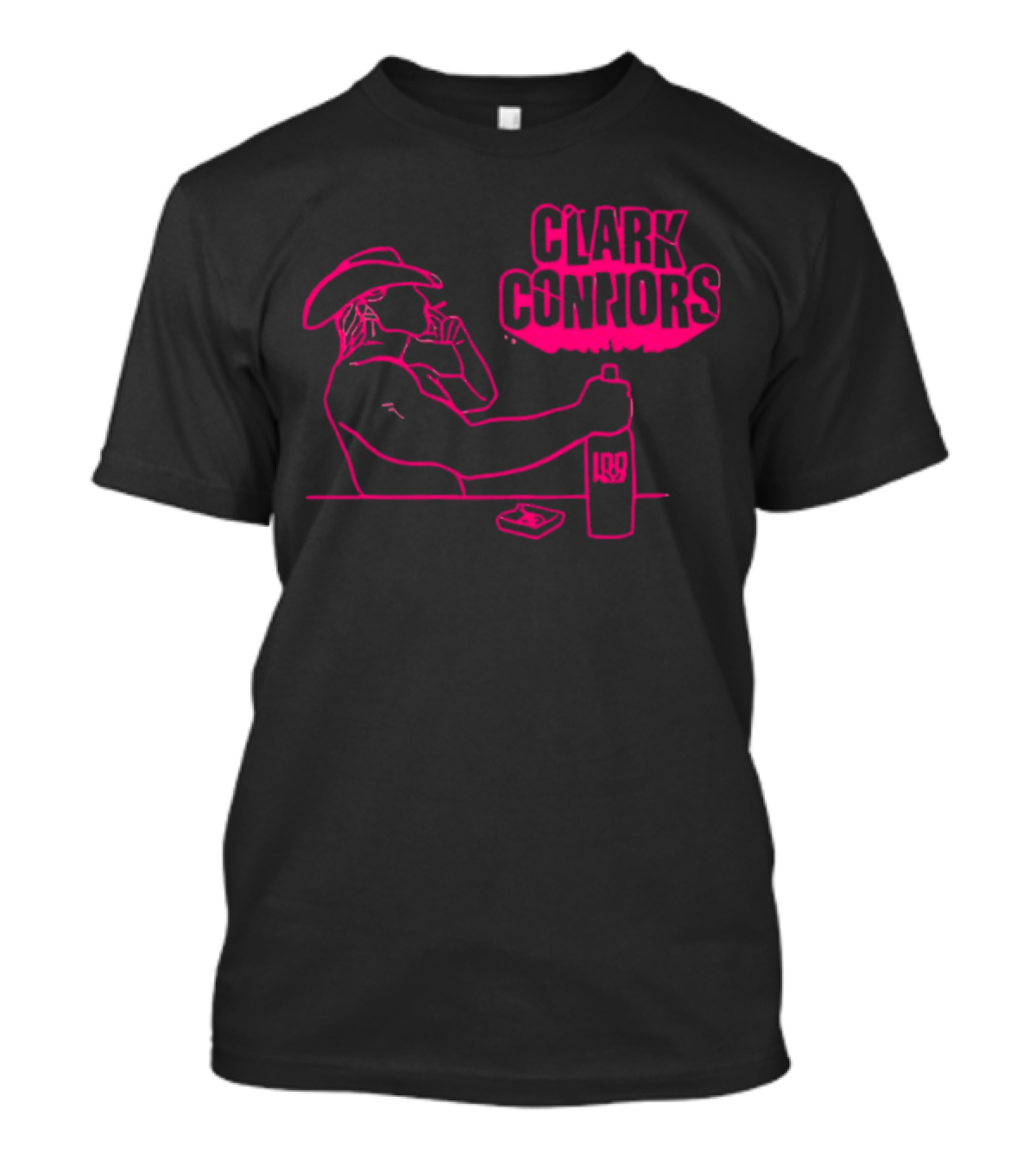 Clark Connors Neon Cowboy Smoking LQD T-Shirt