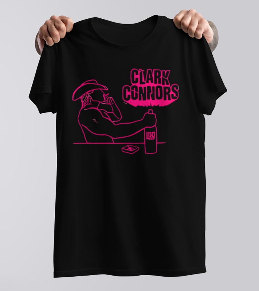 Clark Connors Neon Cowboy Smoking LQD T-Shirt