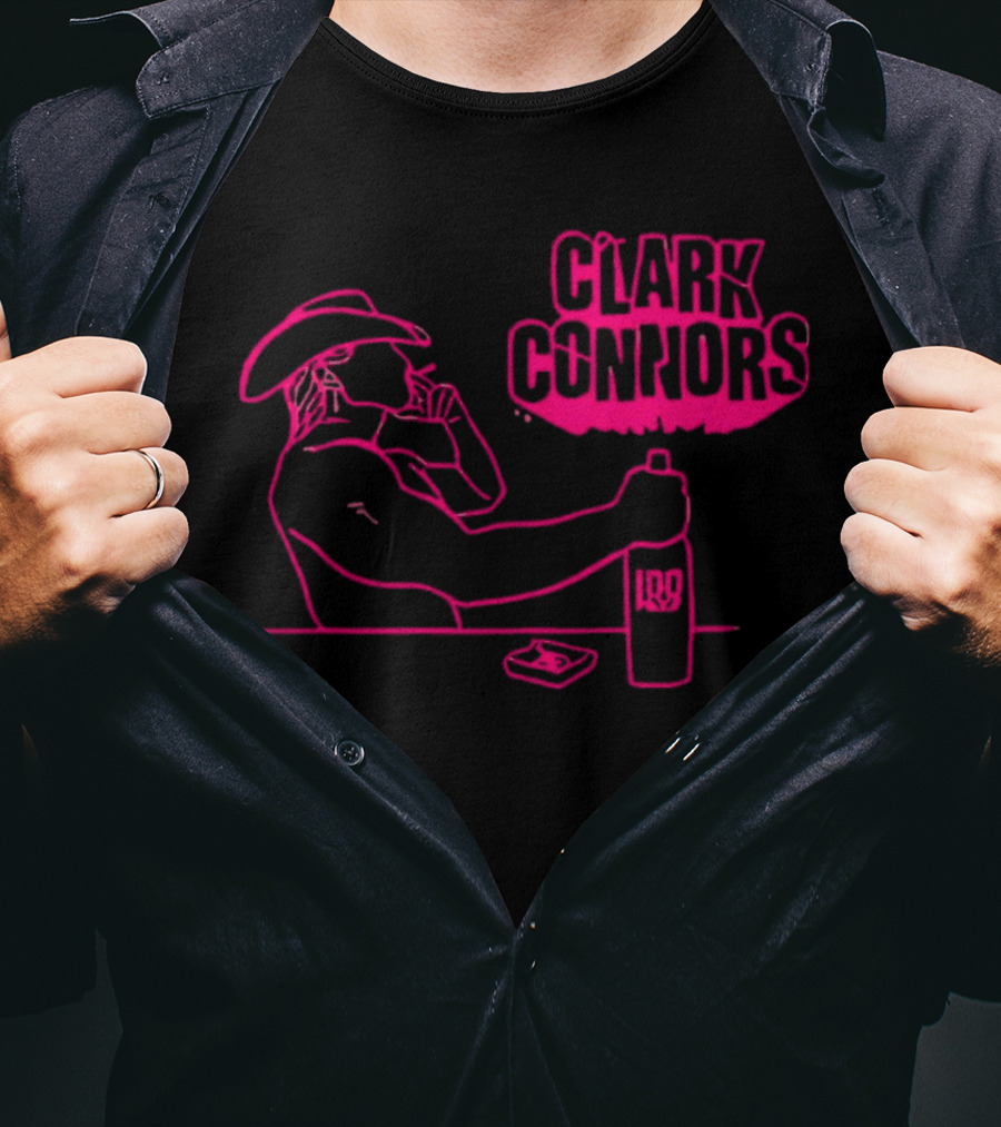 Clark Connors Neon Cowboy Smoking LQD T-Shirt