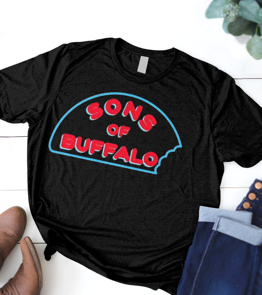 Buffalo Sons Retro Neon Style Bite T-Shirt