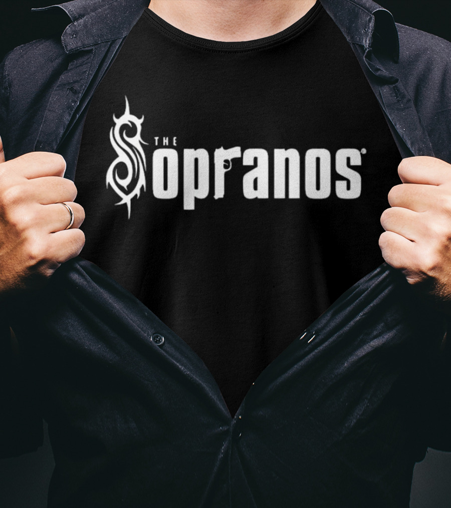 The Sopranos Slipknot Logo Mashup T-Shirt