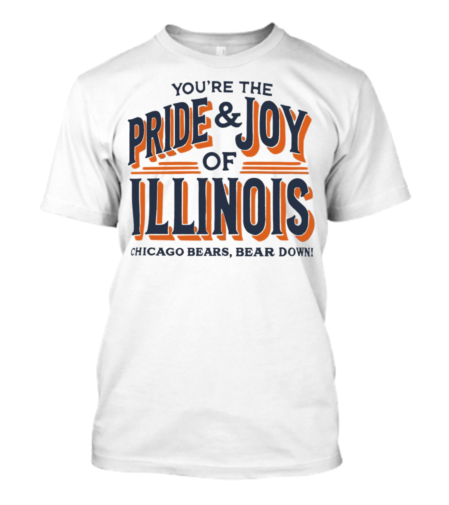 You're The Pride And Joy Of Illinois Chicago Bears Bear Down T-Shirt