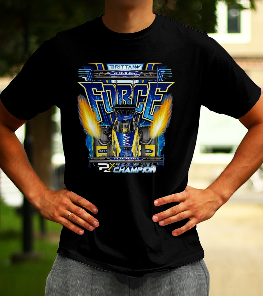 Brittany Force Flav-R-Pac FORCE 2X Top Fuel Champion T-Shirt