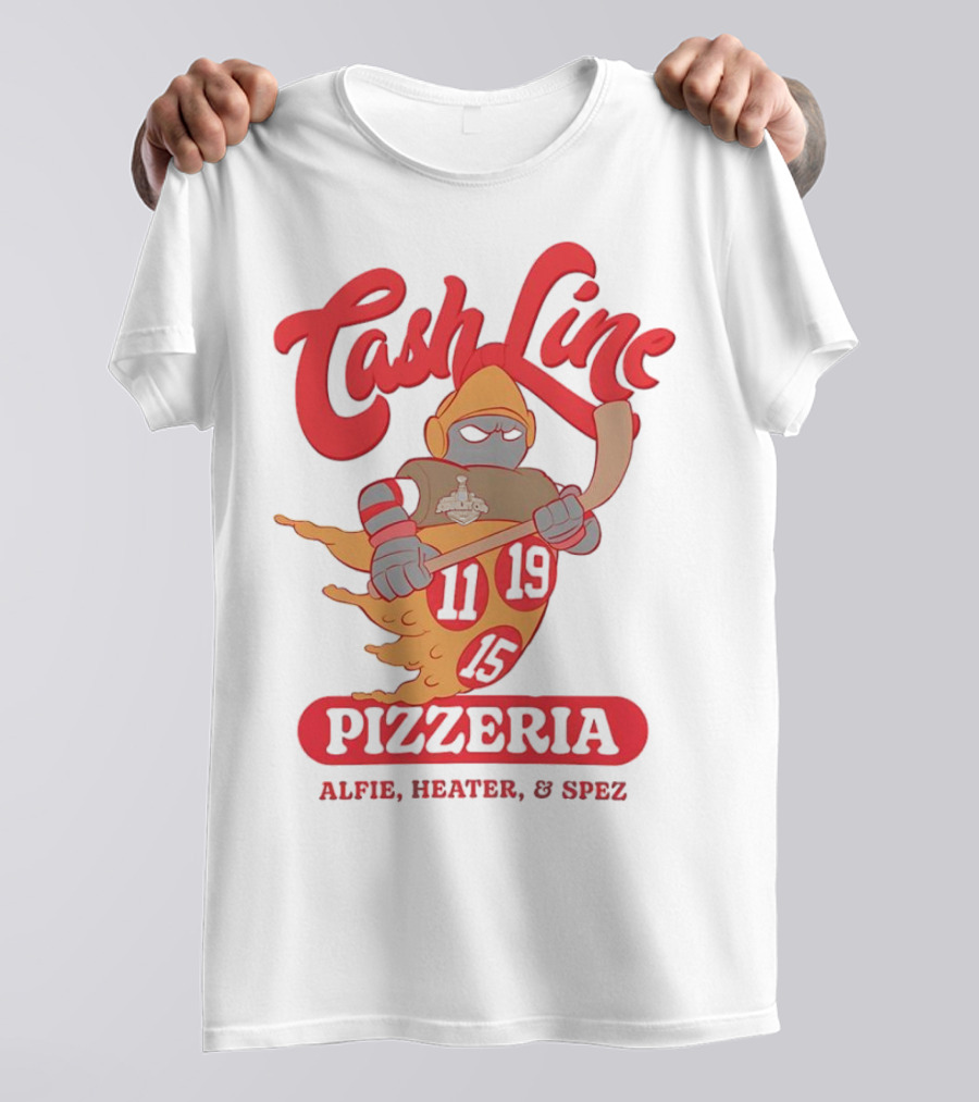 Cash Line Pizzeria Alfie Heater Spez Ottawa Senators T-Shirt