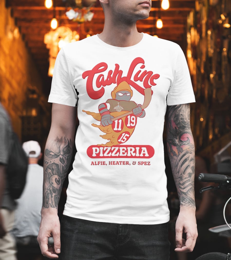 Cash Line Pizzeria Alfie Heater Spez Ottawa Senators T-Shirt