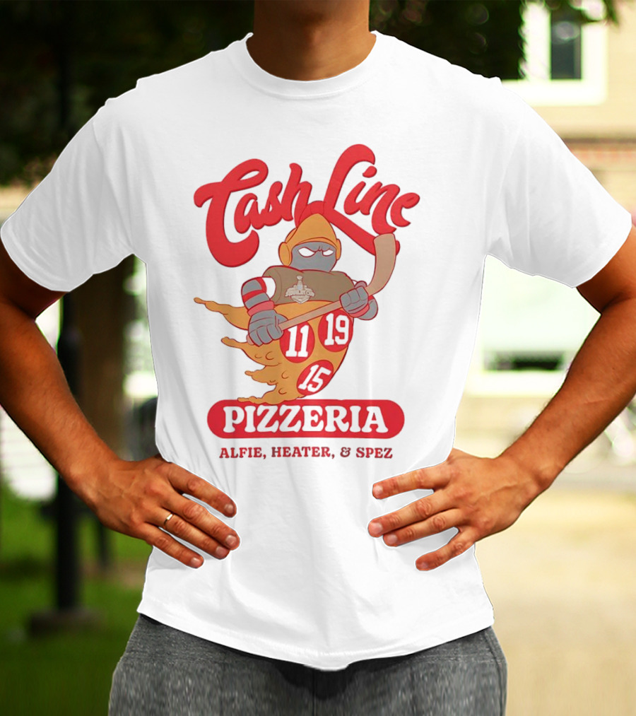 Cash Line Pizzeria Alfie Heater Spez Ottawa Senators T-Shirt