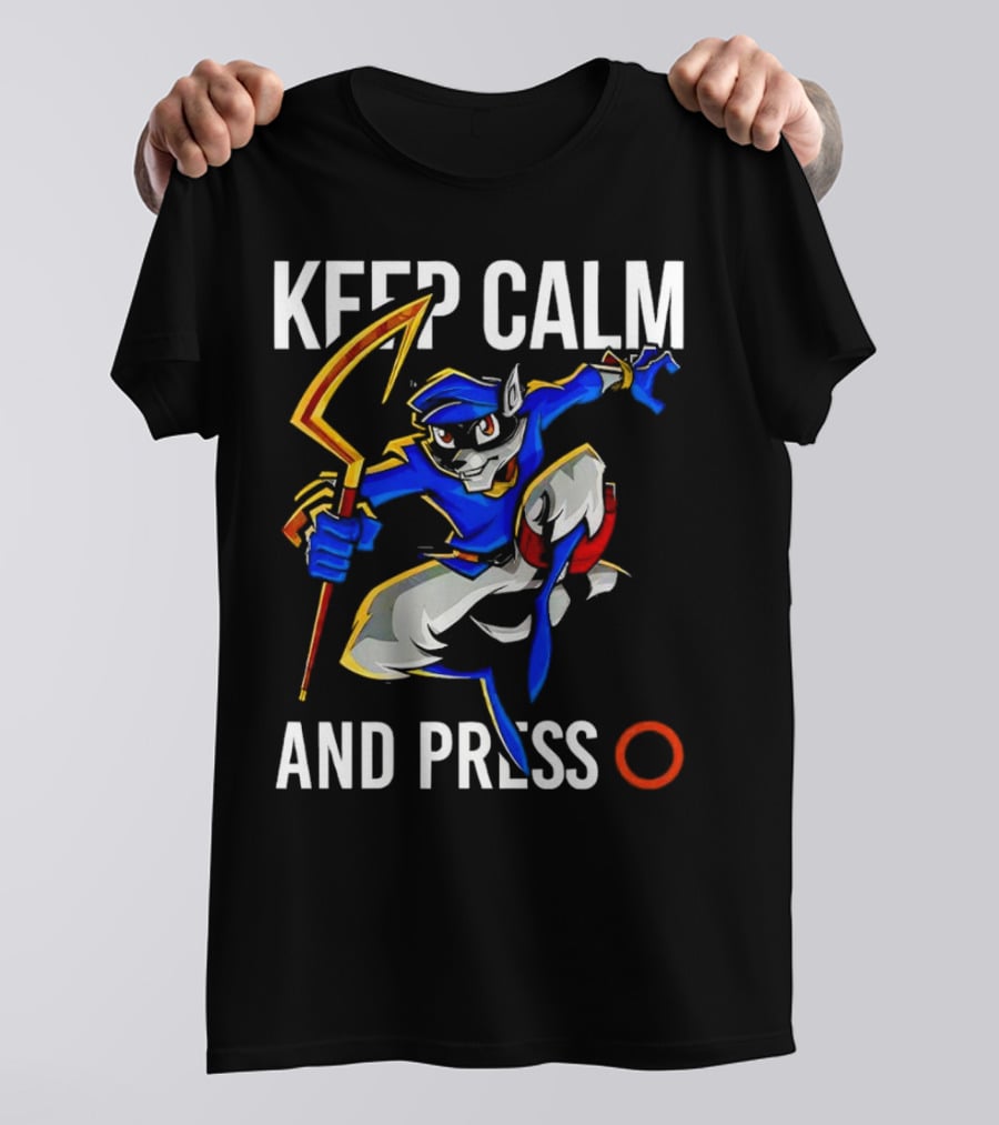 Keep Calm And Press O Sly Cooper T-Shirt