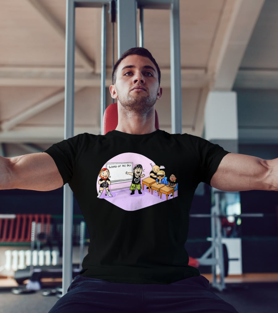 Word Of The Day Classroom With Professor Briscoe Vocab Lessons T-Shirt