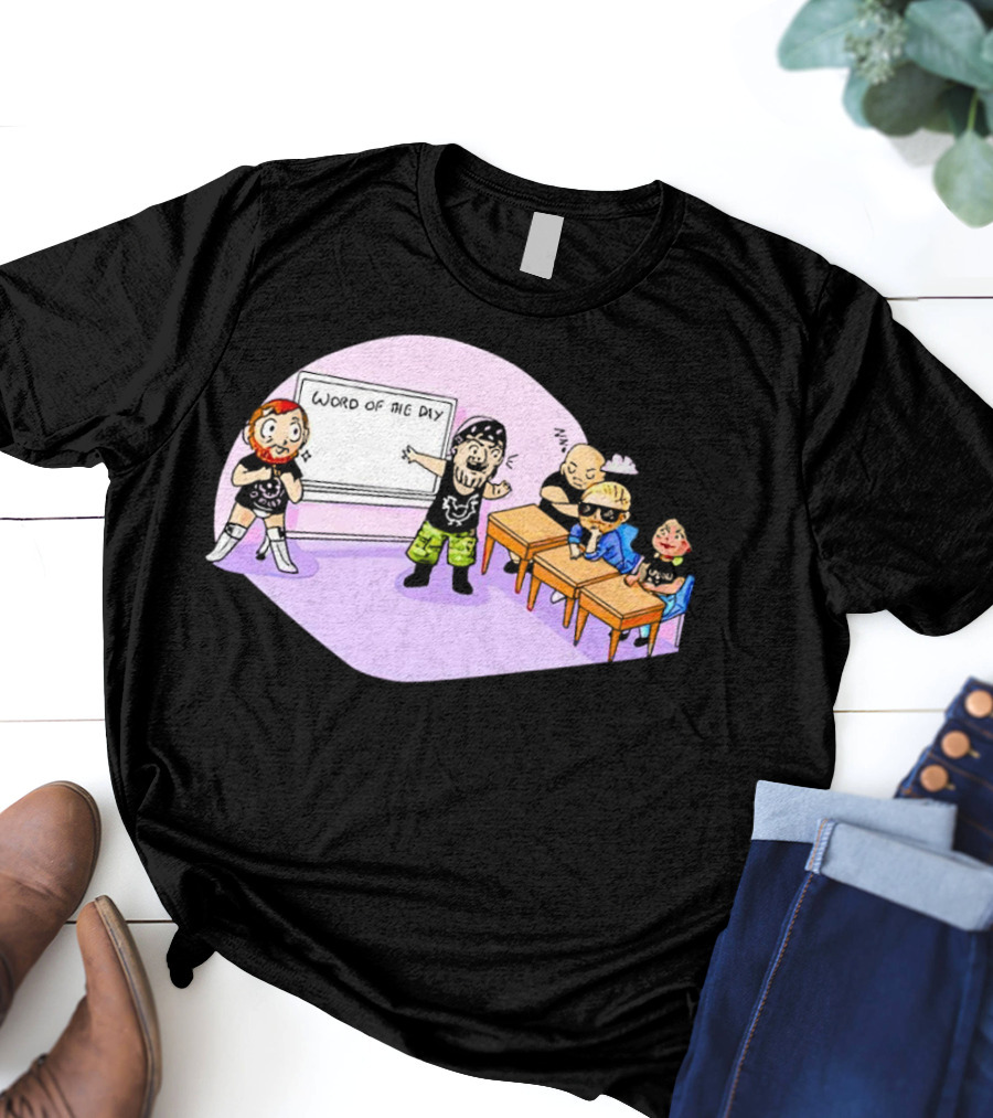 Word Of The Day Classroom With Professor Briscoe Vocab Lessons T-Shirt