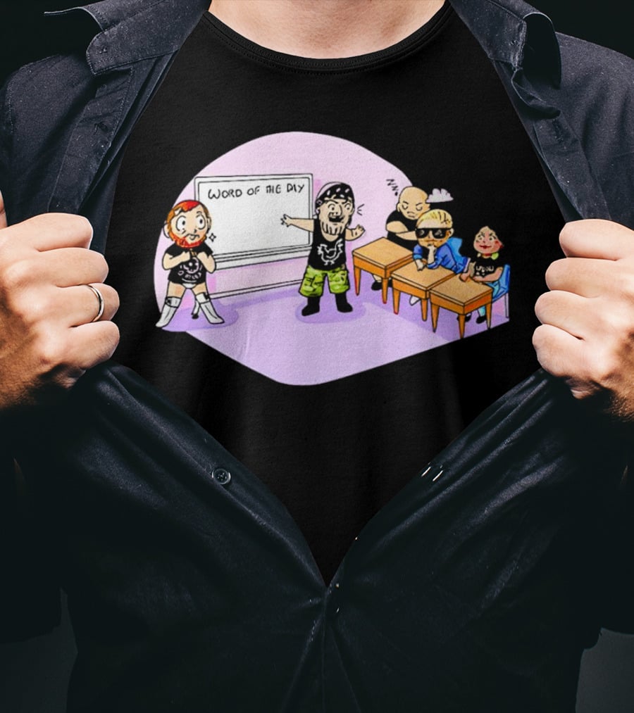 Word Of The Day Classroom With Professor Briscoe Vocab Lessons T-Shirt