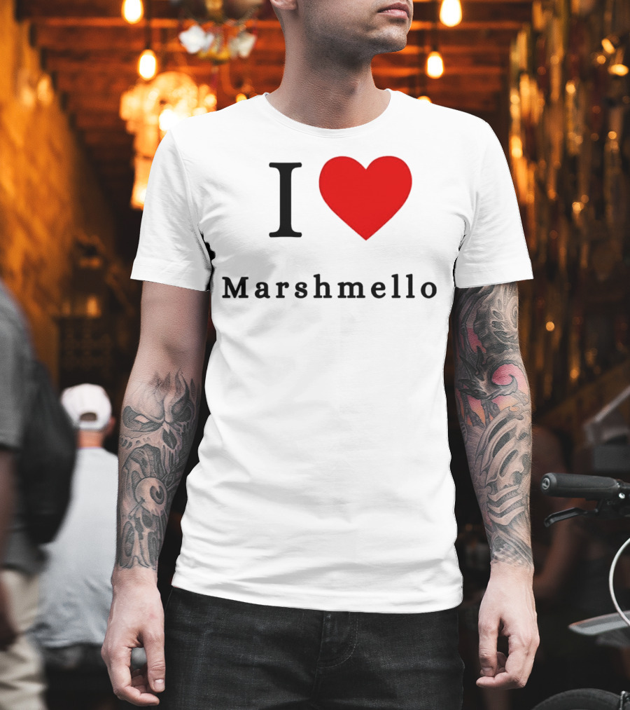 I ❤️ Marshmello T-Shirt