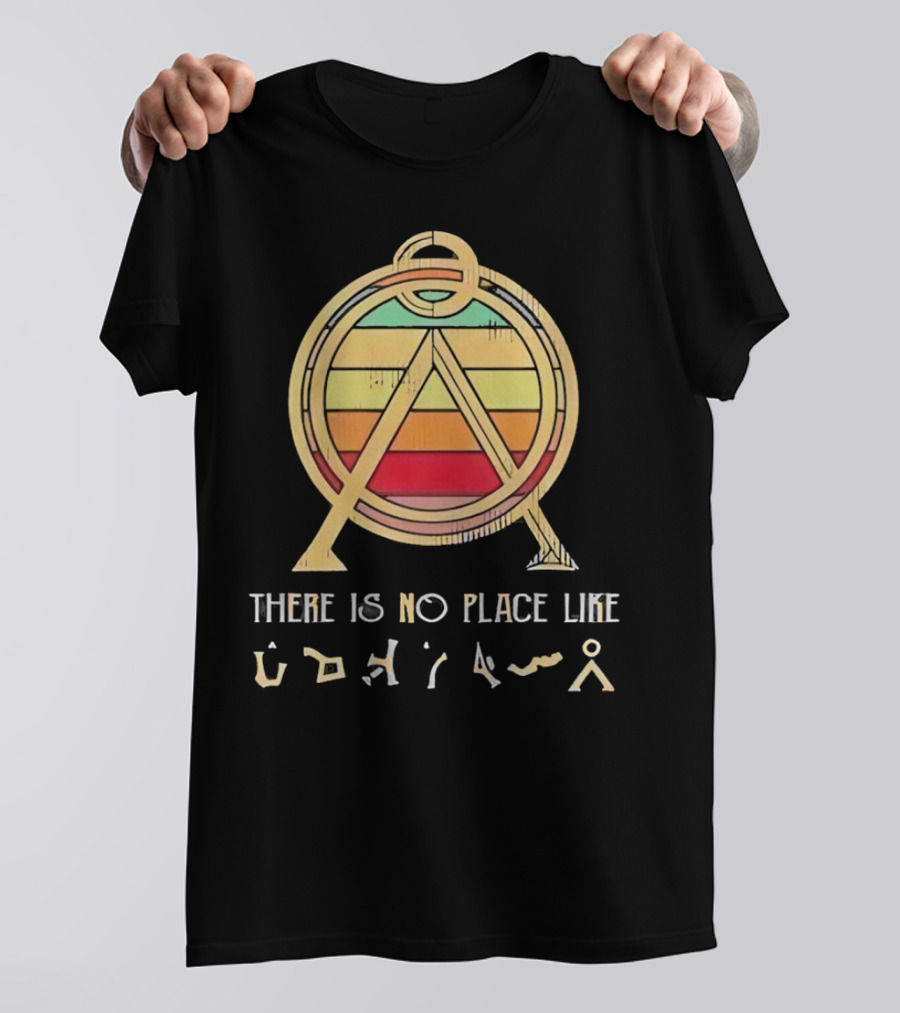 There Is No Place Like Vintage Stargate Inspired Retro Emblem T-Shirt