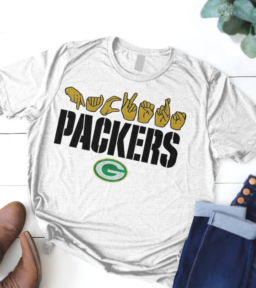 Love Sign Packers ASL Green Bay Packers T-Shirt