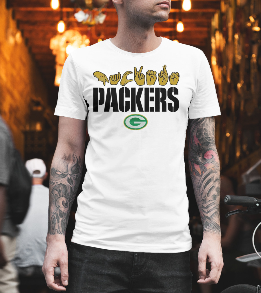 Love Sign Packers ASL Green Bay Packers T-Shirt