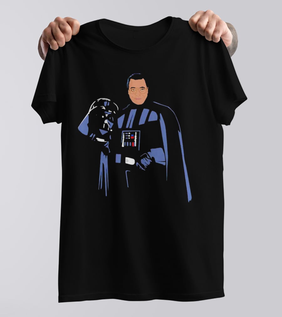 James Earl Jones As Darth Vader Holding Helmet T-Shirt