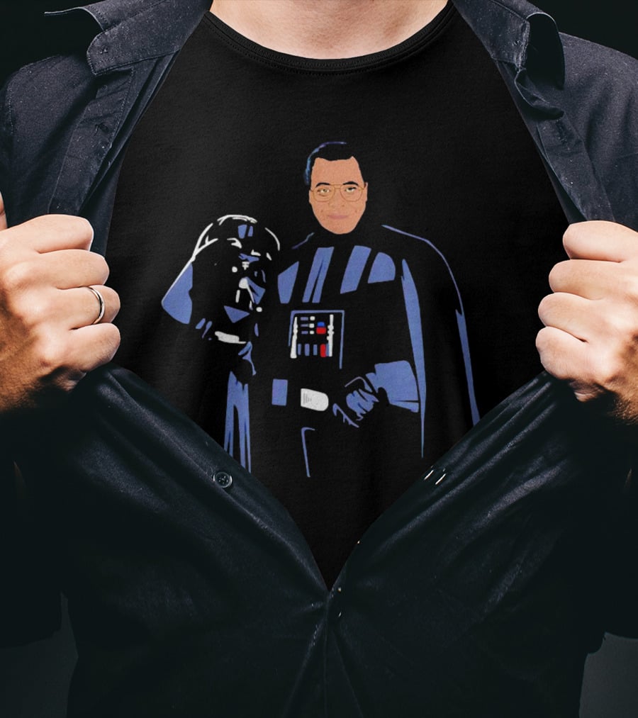 James Earl Jones As Darth Vader Holding Helmet T-Shirt
