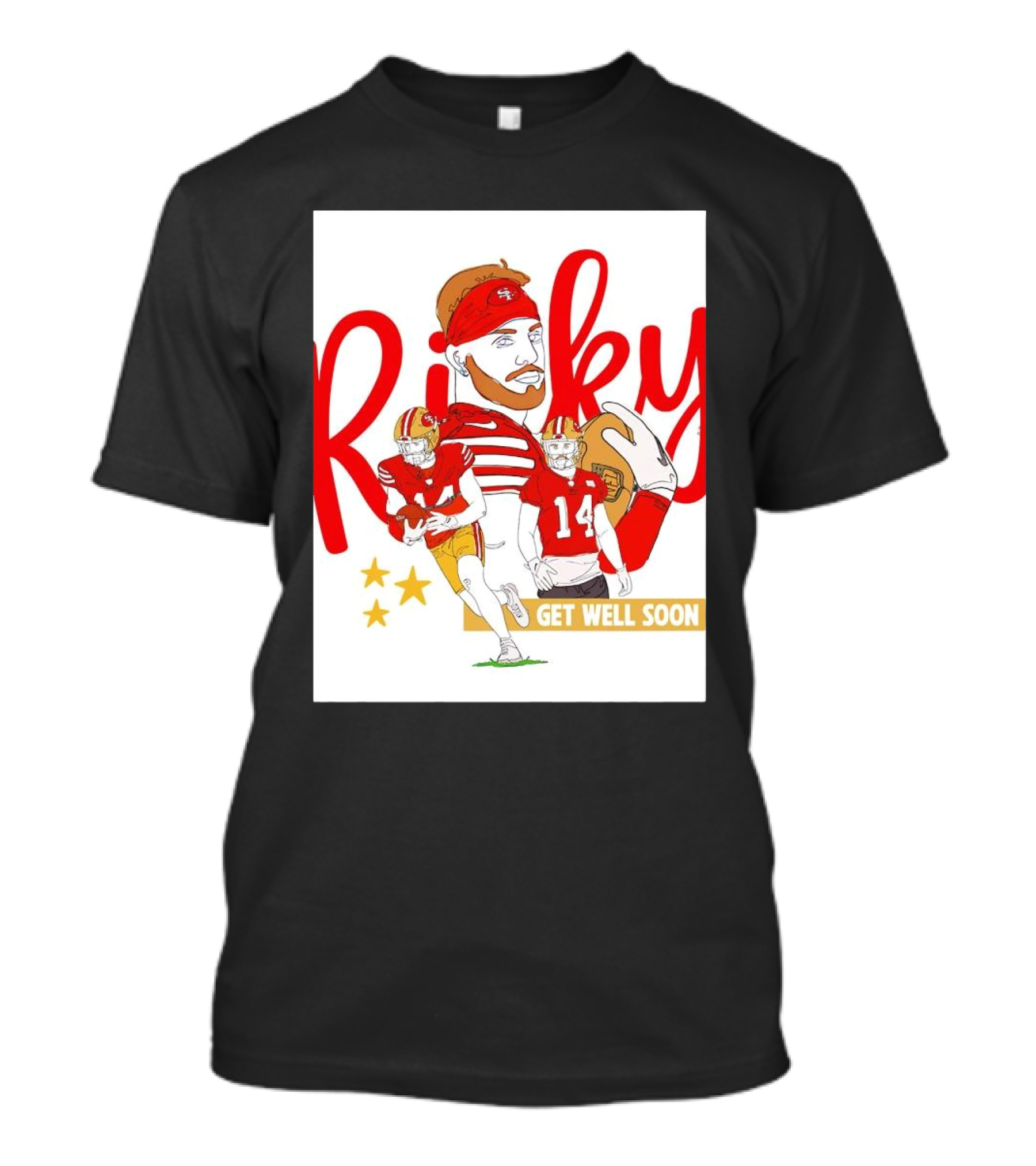 Ricky Pearsall San Francisco 49ers Get Well Soon Football T-Shirt