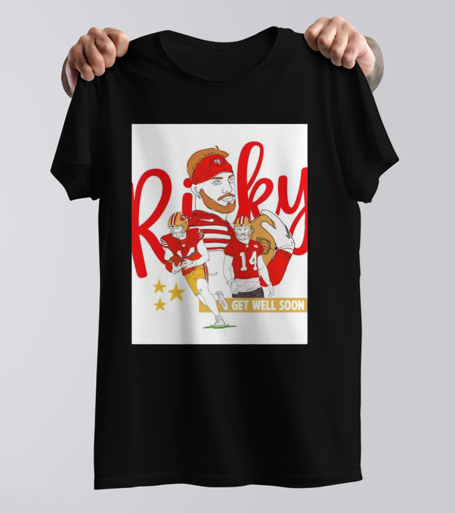 Ricky Pearsall San Francisco 49ers Get Well Soon Football T-Shirt